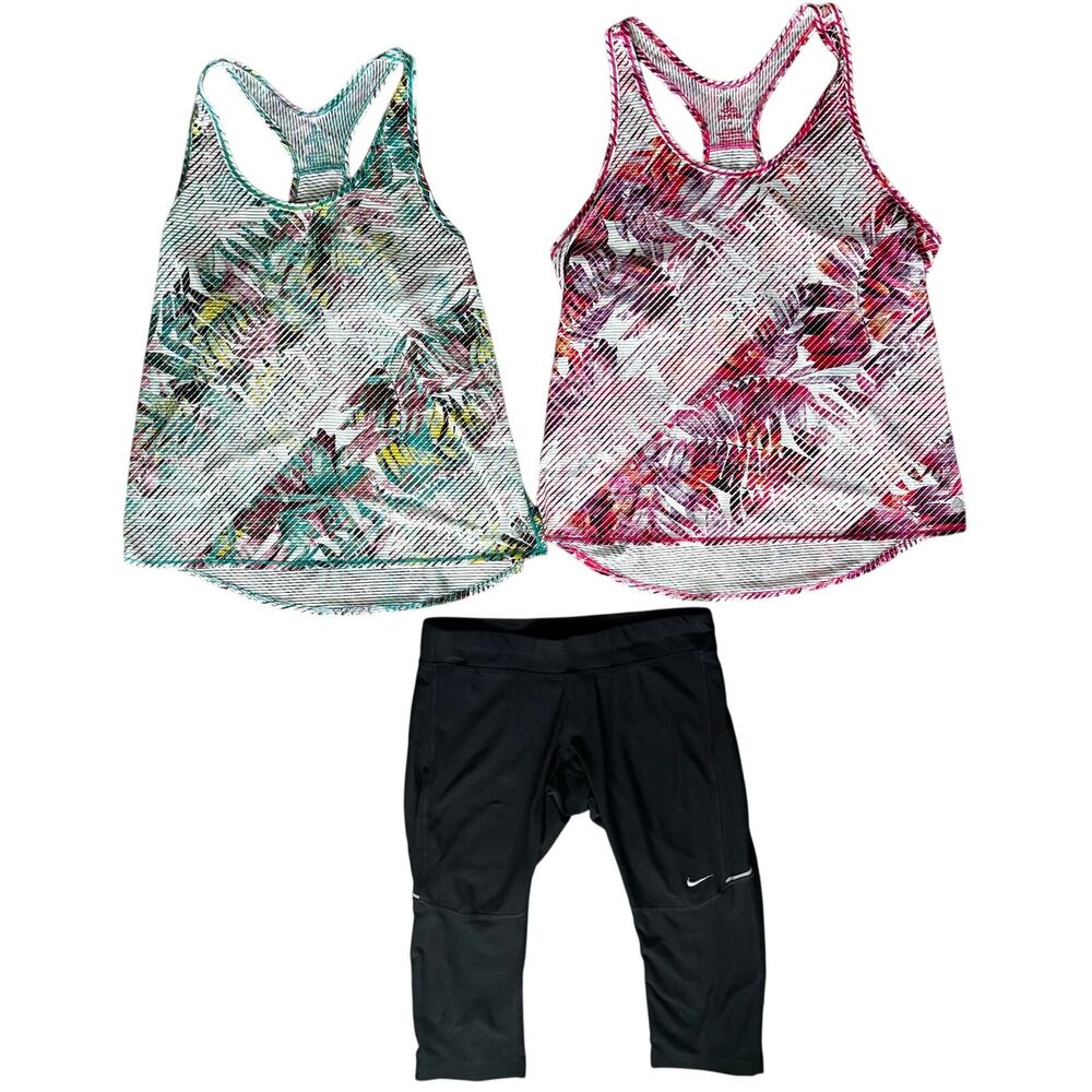 prAna Tank Tops Size Medium Nike Dri Fit Yoga Capri‎ Medium